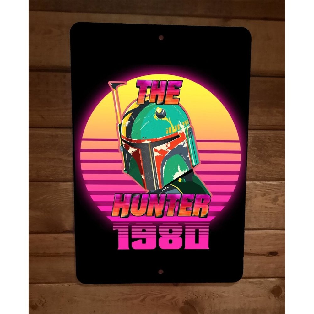 1980 The Hunter Boba Fett 8x12 Metal Wall Sign Star Wars